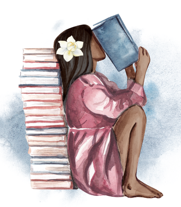 Girl Reading Book